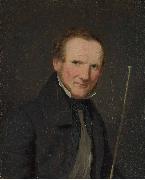 Christen Kobke Portrait of Wilhelm Bendz oil
